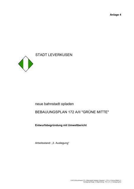 Anlage 4 Stadt Leverkusen