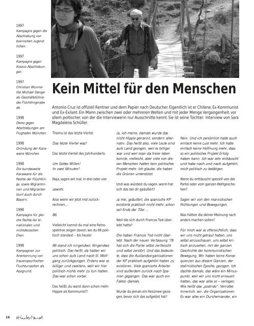 das letzte viertel - Hinterland Magazin