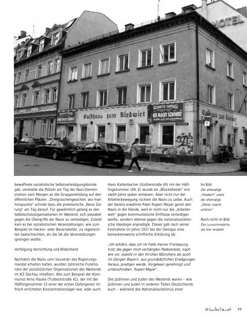 das letzte viertel - Hinterland Magazin