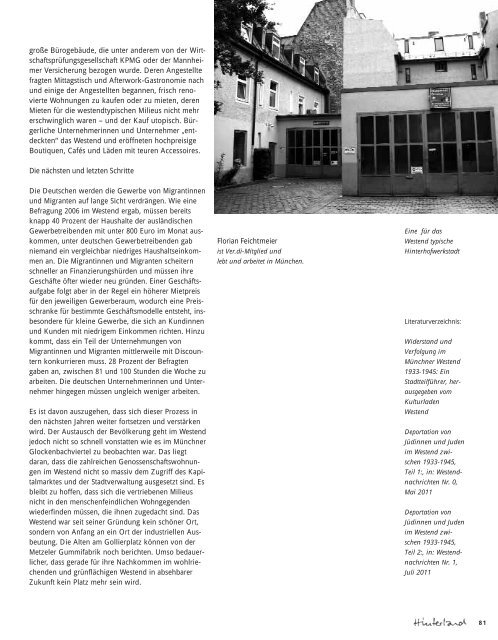 das letzte viertel - Hinterland Magazin