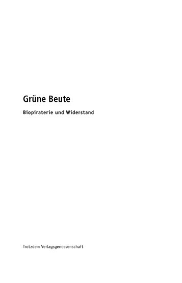 Frauen und Biopiraterie - Grüne Beute