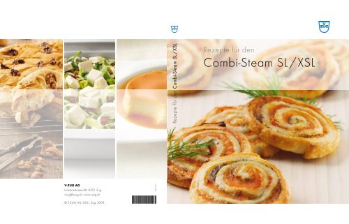 Rezeptbuch Combi-Steam SL/XSL (PDF / 4.9 MB - V-ZUG Ltd