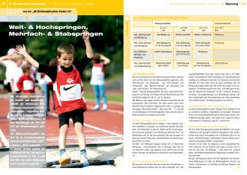 Wettkampfkarten Springen - des Leichtathletik Verband Sachsen