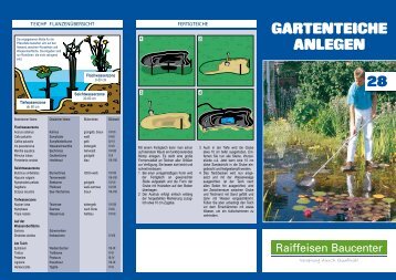 Tipps und Tricks Gartenteich (PDF, 3.9 MB) - ZG Raiffeisen