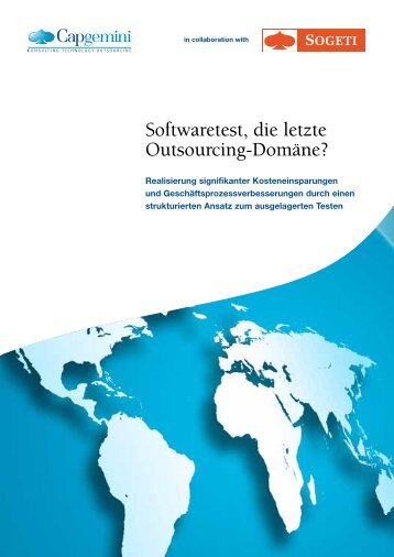 Softwaretest, die letzte Outsourcing-Domäne? - Sogeti Deutschland ...