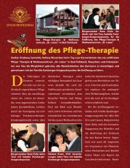Eröffnung des Pflege-Therapie - Ambulantes Kurmittelhaus in Bad ...
