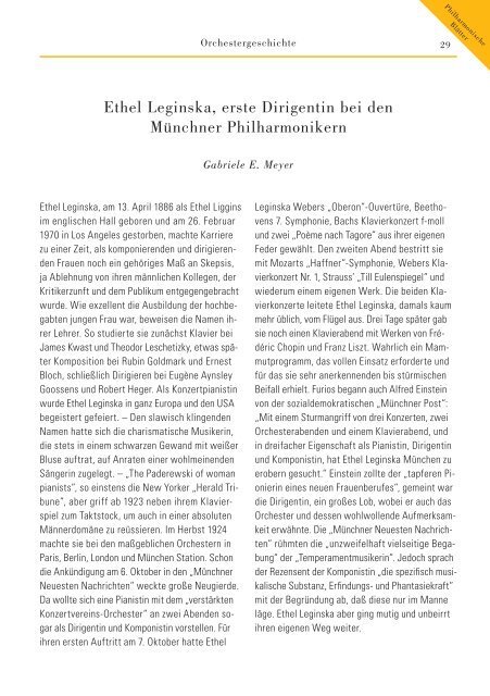 Programmheft herunterladen - Münchner Philharmoniker