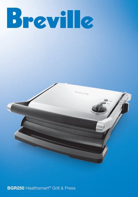 BGR250 Healthsmart® Grill & Press - Breville