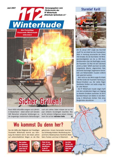 Sicher Grillen! - Freiwillige Feuerwehr Winterhude