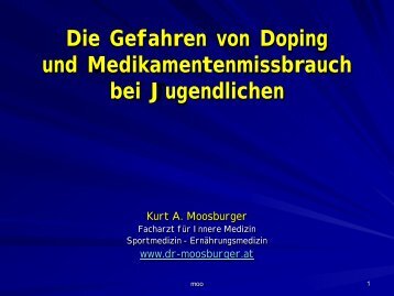 Die Gefahren Von Doping Und Medikamentenmissbrauch Bei