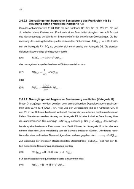 Technischer Bericht für die Vierjahresperiode 2012–15 - Eidg ...