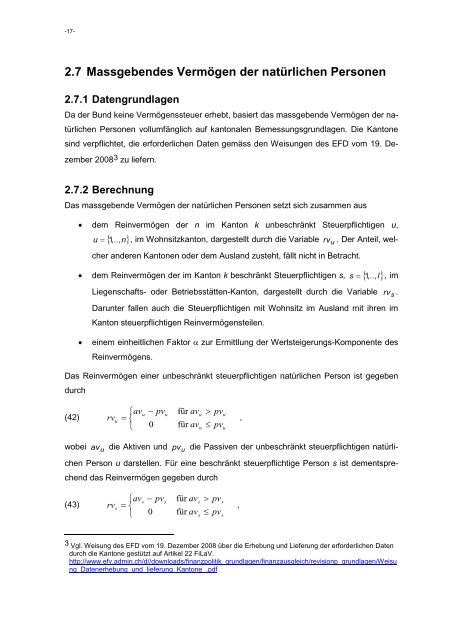 Technischer Bericht für die Vierjahresperiode 2012–15 - Eidg ...