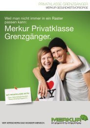 merkur Privatklasse Grenzgänger. - Merkur Versicherung