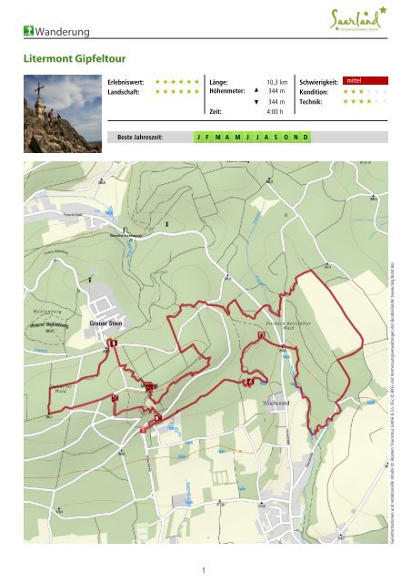 Wanderung Litermont Gipfeltour - Fernwege.de