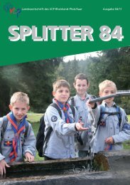 Splitter 4/2011 - VCP Land Rheinland-Pfalz/Saar