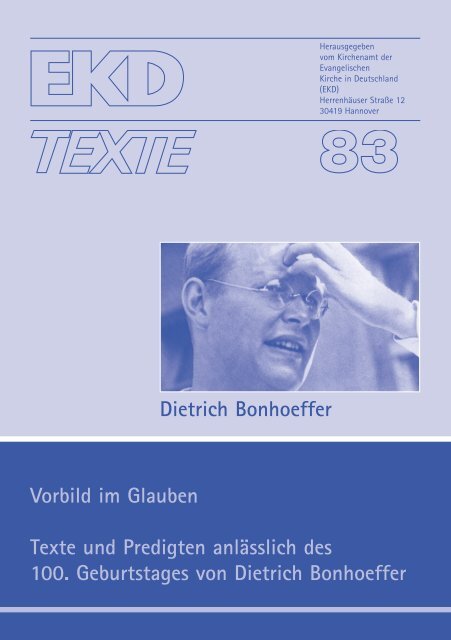 EKD-Text 83 - Evangelische Kirche in Deutschland