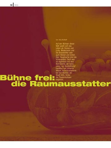 Bühne frei: die Raumausstatter - handfest-online.de