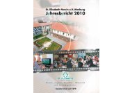 Jahresbericht 2010 - St. Elisabeth-Verein eV