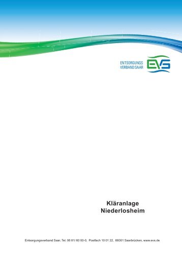 Kläranlage Niederlosheim - EVS Entsorgungsverband Saar