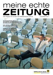 Ausgabe 05/2011 (pdf) - Raiffeisenbank Leibnitz