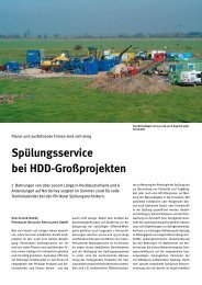 Spülungsservice bei HDD Großprojekten - Phrikolat