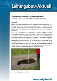 Risikominimierung bei HDD-Ringraumverdämmung - Phrikolat