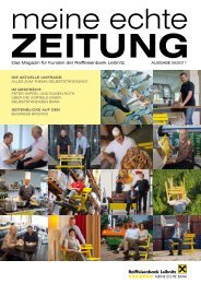 Ausgabe 06-11 (pdf) - Raiffeisenbank Leibnitz