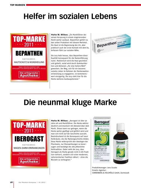 Der Marken - Die erfolgreiche Apotheke