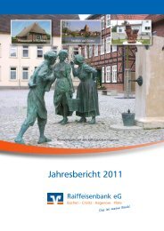 Geschäftsbericht 2011 - Raiffeisenbank eG