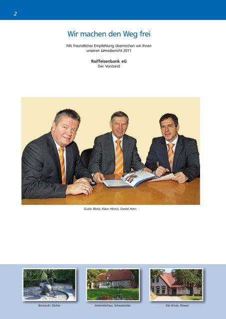 Geschäftsbericht 2011 - Raiffeisenbank eG