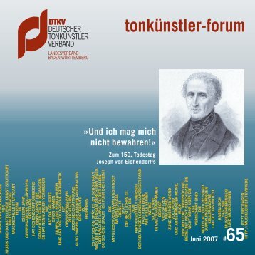 tonkünstler-forum - pcmedien