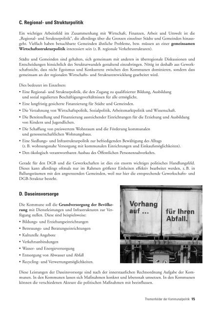 Kommunalpolitik - DGB Bildungswerk Bayern