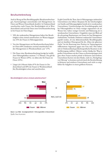 Studie "Das volle Leben! Frauenkarrieren in Ostdeutschland" - des ...