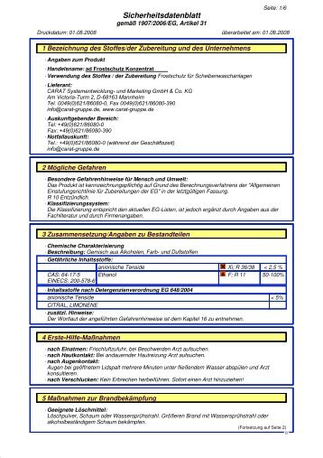 Datenblatt - Autoteile Walter Schork GmbH