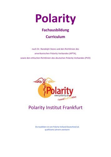 Curriculum Fachausbildung - Polarity Institut Frankfurt