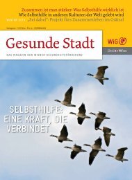 SELBSTHILFE: EINE KRAFT, DIE VERBINDET - Wiener ...