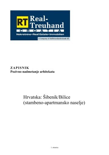 Hrvatska: Šibenik/Bilice (stambeno ... - Real-Treuhand Immobilien