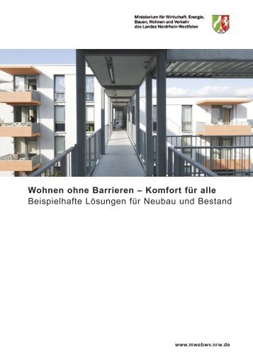 Wohnen ohne Barrieren - MBWSV NRW