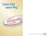 Unser Ziel unser Weg - Heimbach Group