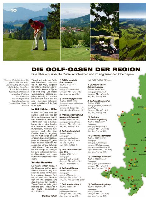 Golf 2012 - Augsburger Allgemeine