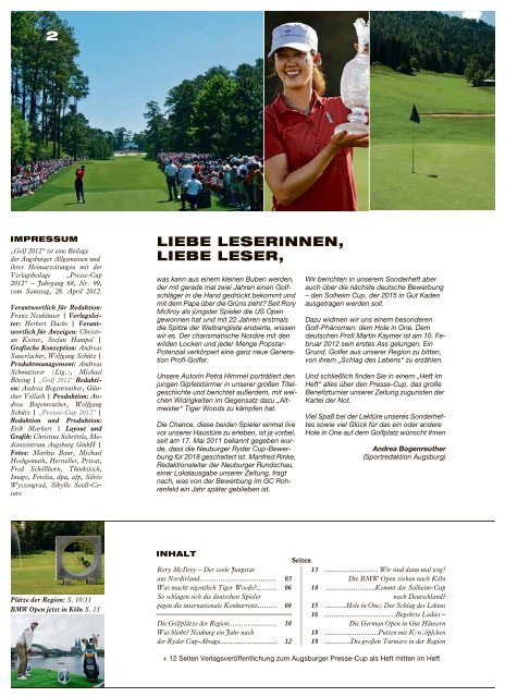 Golf 2012 - Augsburger Allgemeine