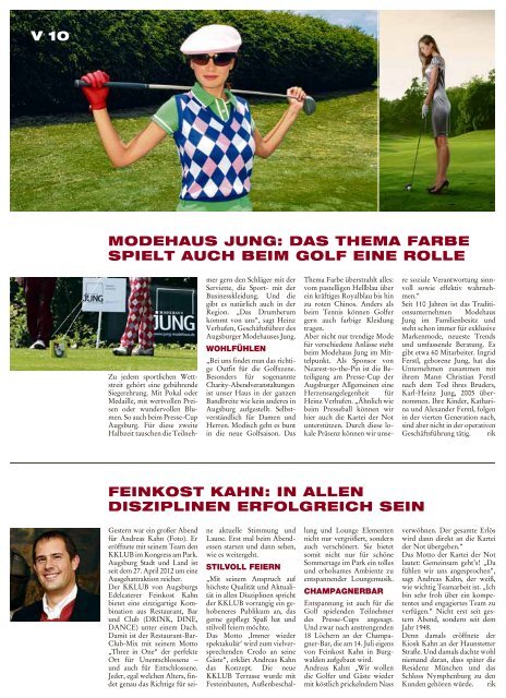 Golf 2012 - Augsburger Allgemeine