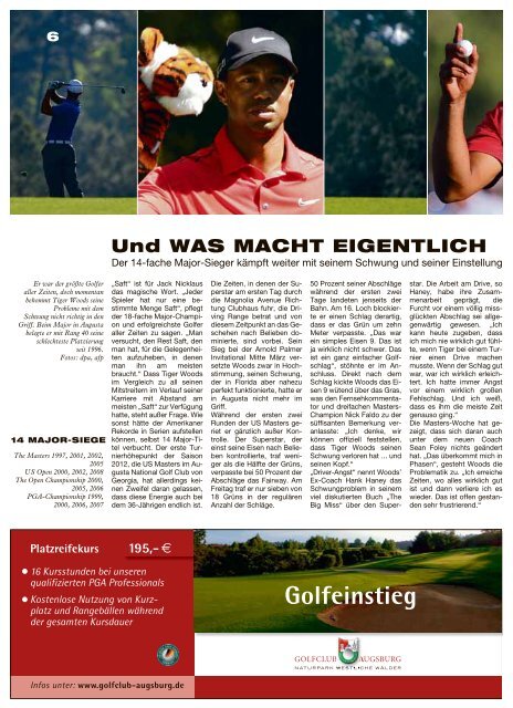 Golf 2012 - Augsburger Allgemeine