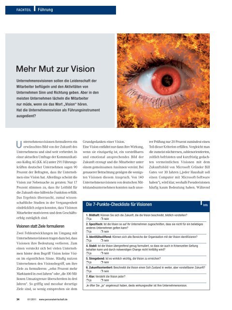 Mut zur Vision - Kommunikations-Kolleg AG Beratung Training