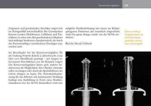 Jahresbericht 2010 - Archäologie Baselland