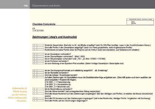 Jahresbericht 2010 - Archäologie Baselland