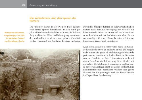 Jahresbericht 2010 - Archäologie Baselland