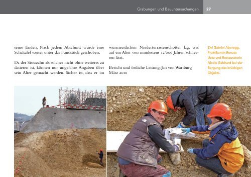 Jahresbericht 2010 - Archäologie Baselland