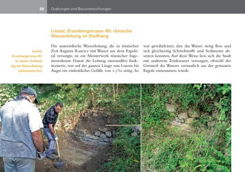 Jahresbericht 2010 - Archäologie Baselland