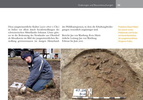 Jahresbericht 2010 - Archäologie Baselland